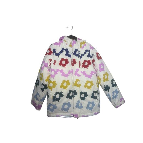 Hanna Andersson Print Recycled Snow Jacket – Girls Size 10 - Picture 2 of 8